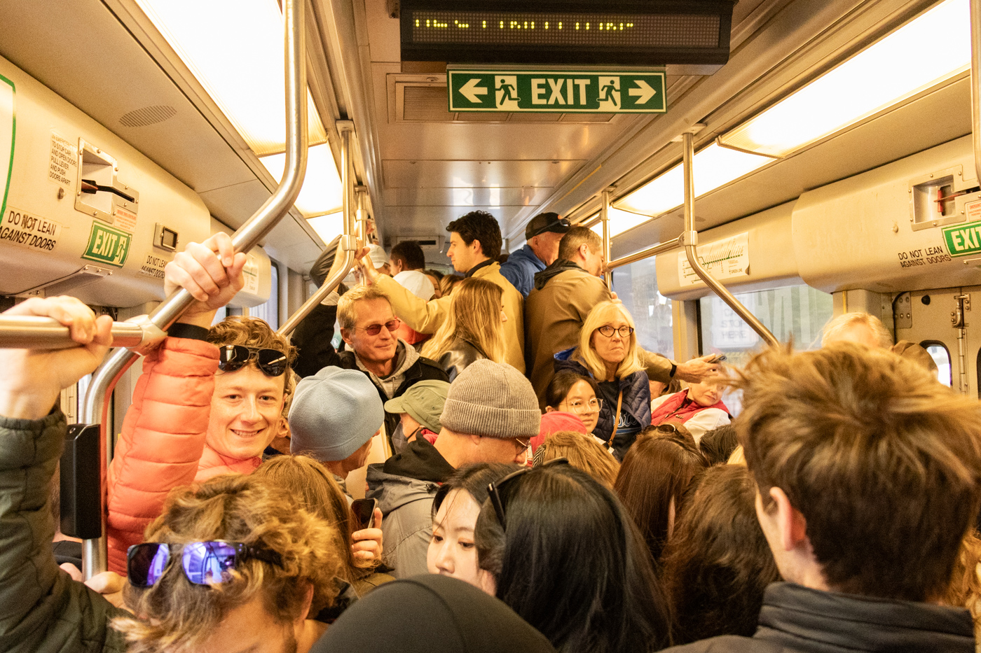 Crowded Car by Richard Goldenberg (Group )